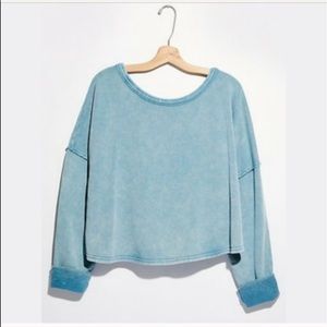 Free People See You Tonight Pullover Sweatshirt